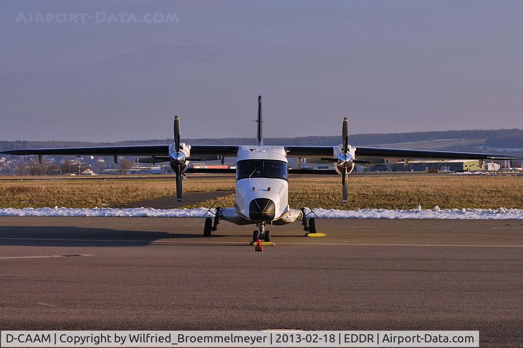 D-CAAM, 1991 Dornier 228-212 C/N 8205, Parked at Saarbruecken.