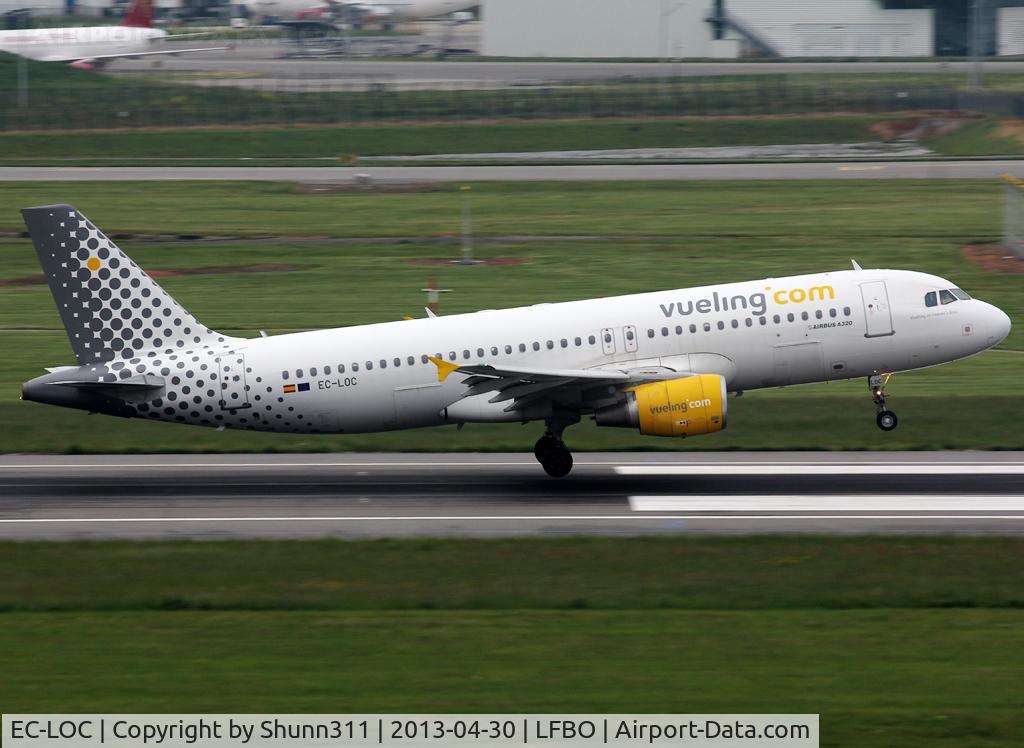 EC-LOC, 2011 Airbus A320-214 C/N 4855, Landing rwy 14R