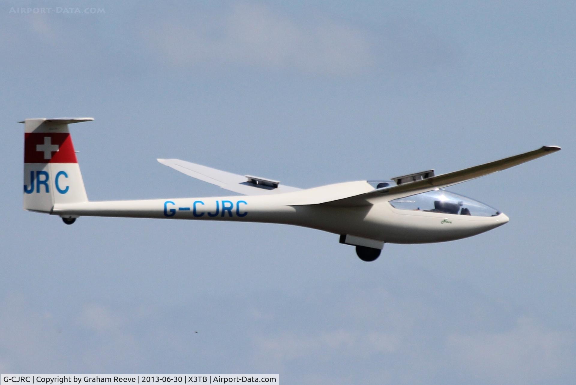 G-CJRC, Elan DG-300 C/N 3E20, About to land at Tibenham.