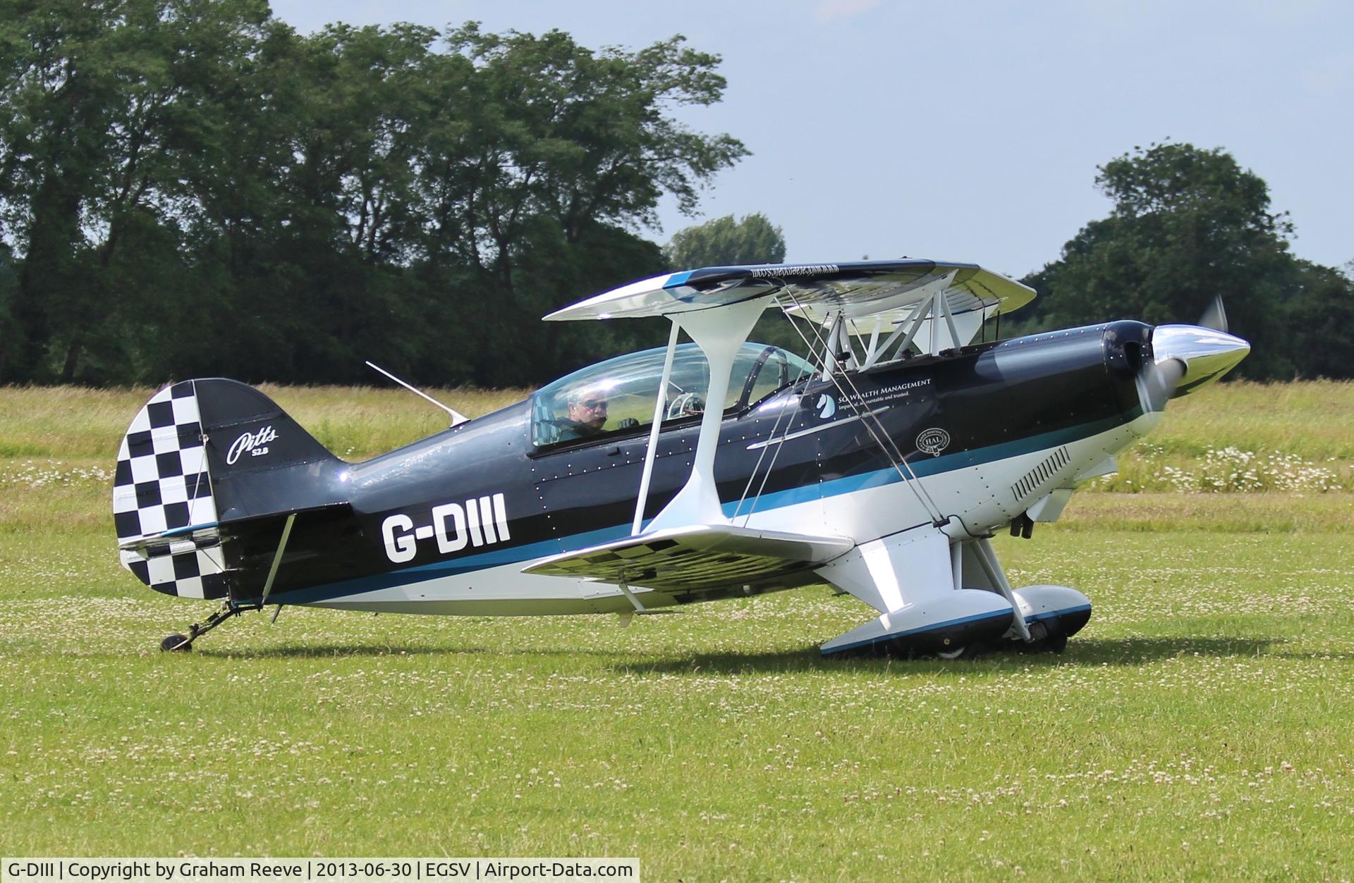 G-DIII, 1989 Christen Pitts S-2B Special C/N 5163, Just landed.