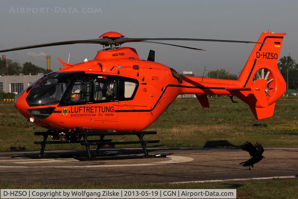 D-HZSO, Eurocopter EC-135T-2i C/N 0644, with bird