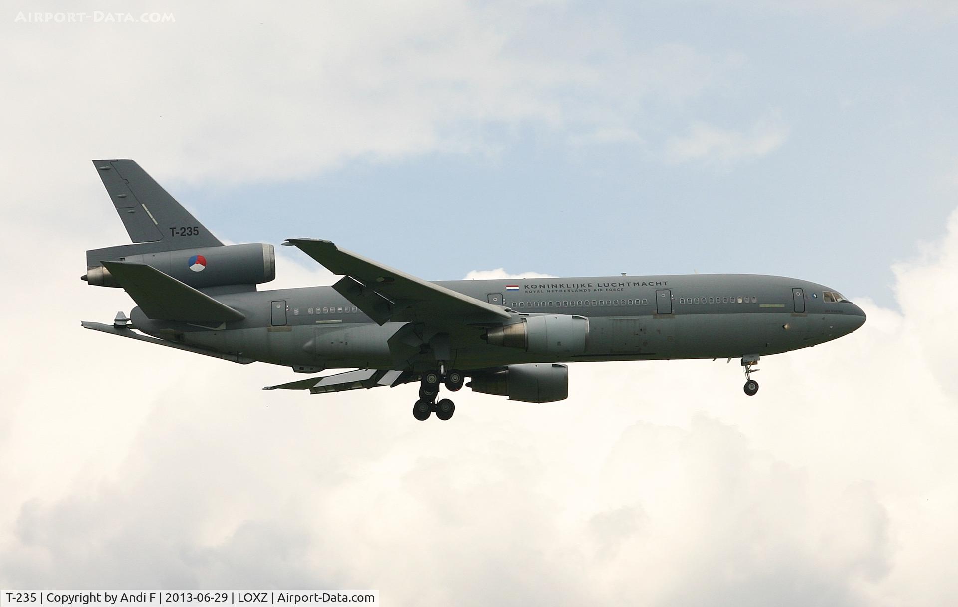 T-235, 1976 McDonnell Douglas DC-10-30 (CF) C/N 46956, Netherlands - Air Force McDonnell Douglas KDC-10-30CF