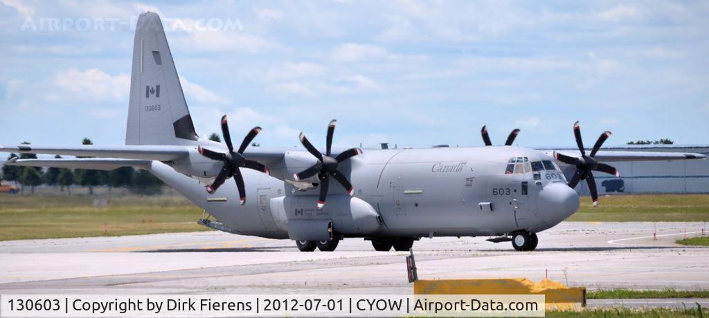 130603, 2010 Lockheed Martin CC-130J-30 Hercules C/N 382-5635, Returning after particapating in a Canada Day Parachute Demonstration drop.