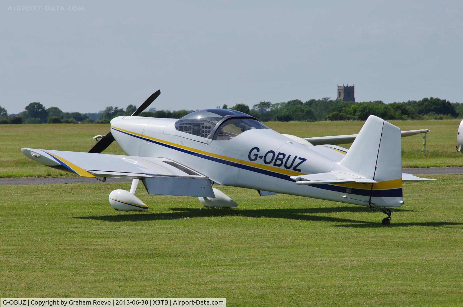G-OBUZ, 1991 Vans RV-6 C/N 20410, Parked at Tibenham.