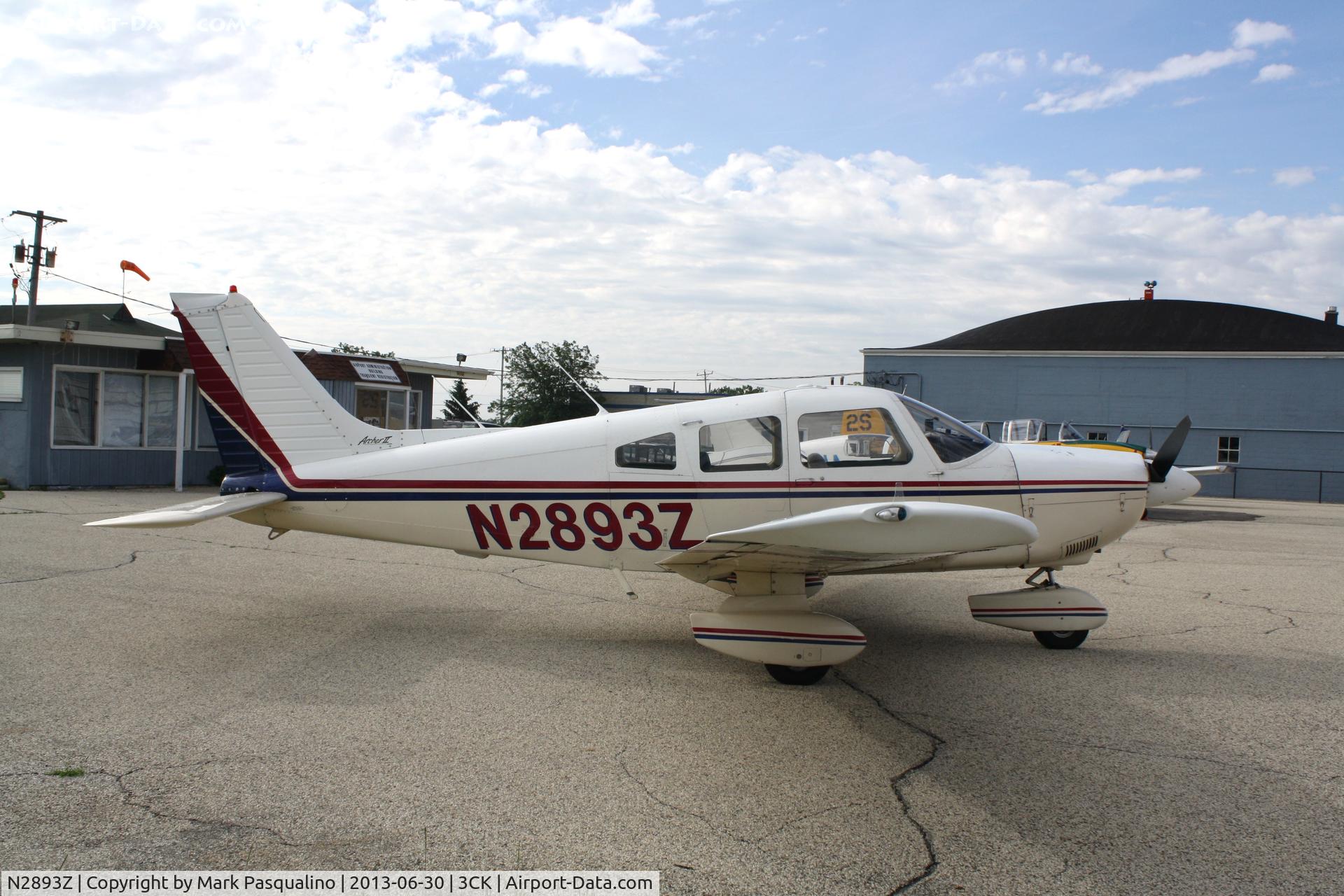 N2893Z, Piper PA-28-181 C/N 28-7990533, Piper PA-28-181