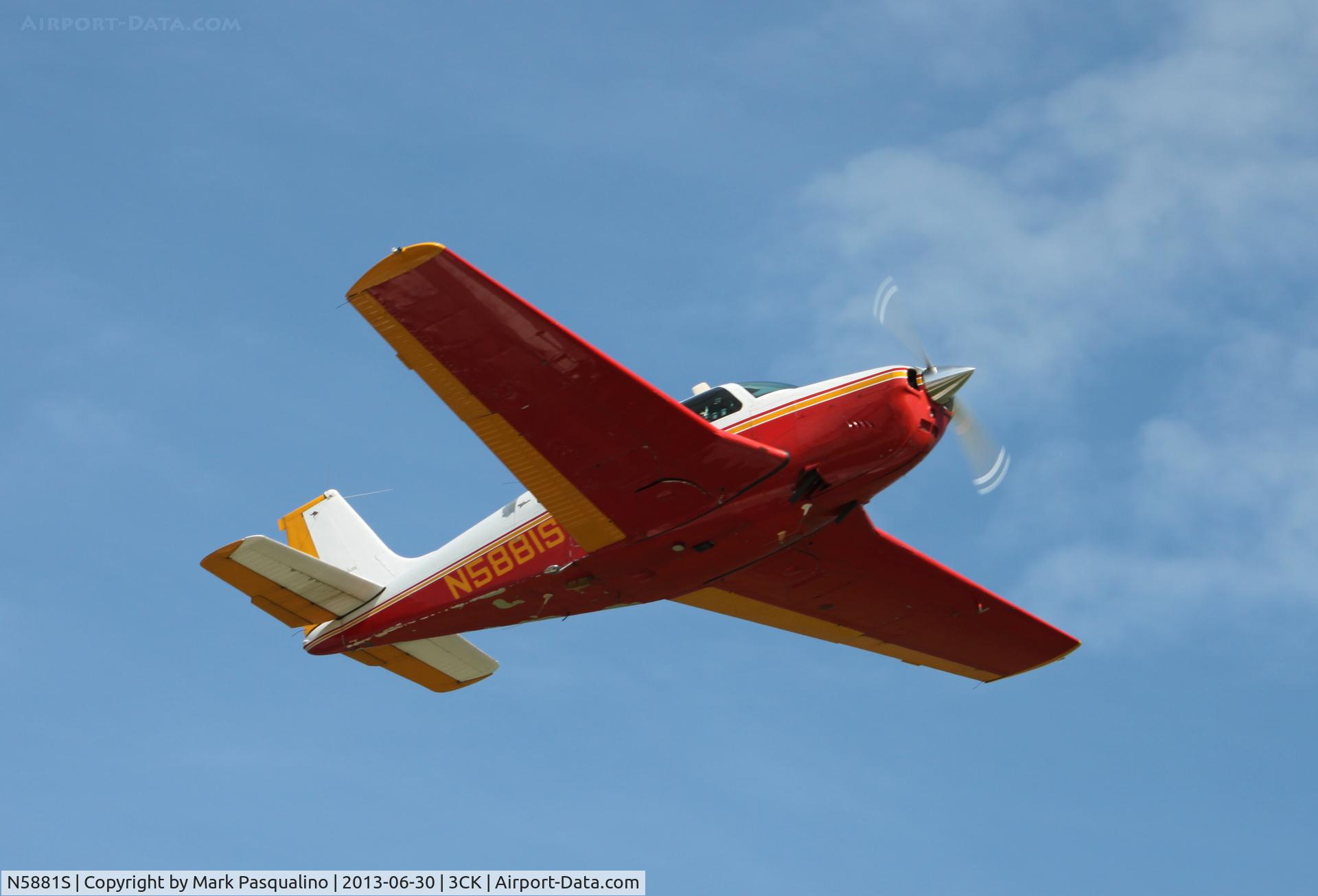 N5881S, 1965 Beech 35-C33 Debonair C/N CD-839, Beech C33