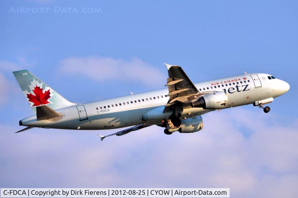 C-FDCA, 1991 Airbus A320-211 C/N 232, Departing from rwy 7