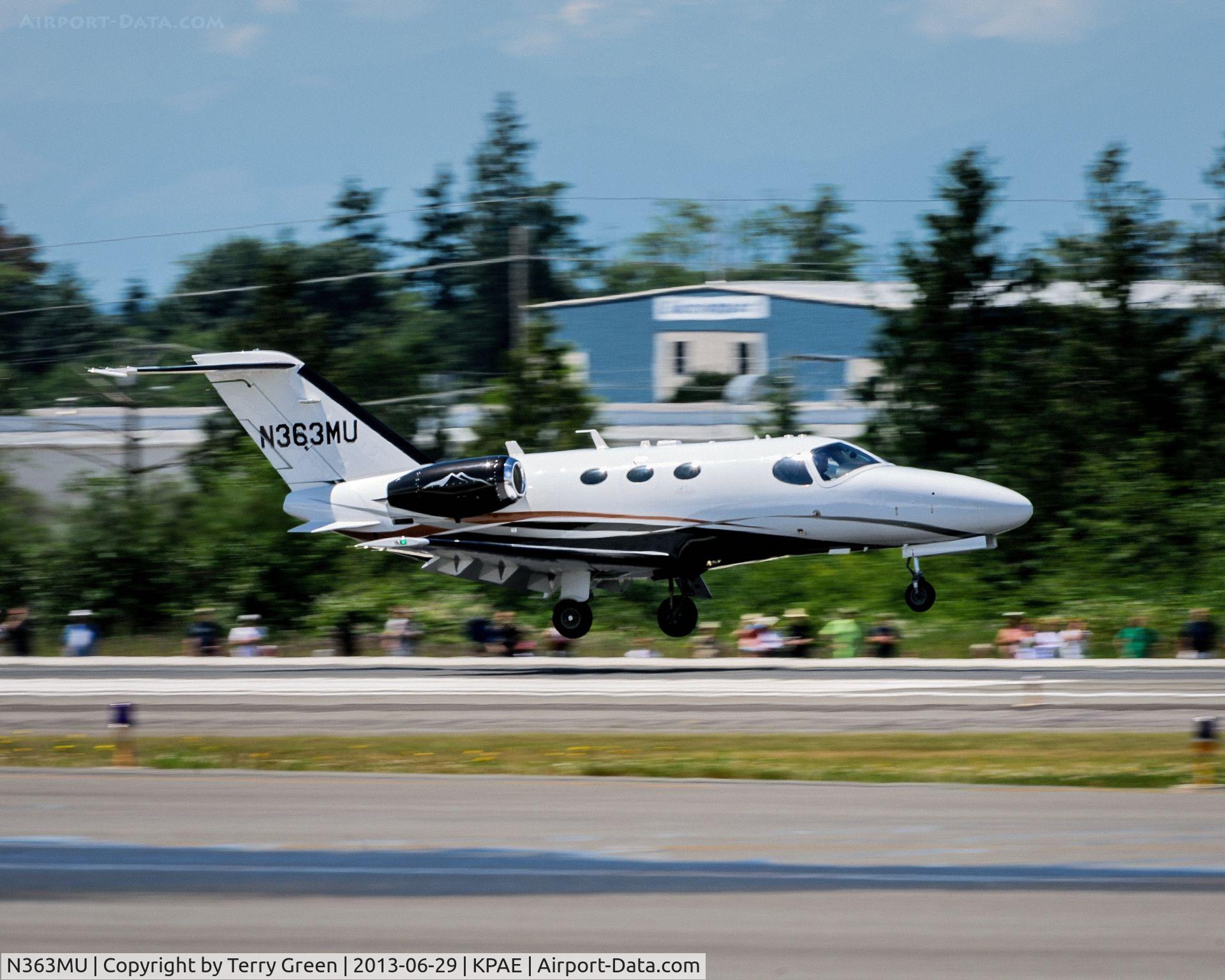 N363MU, 2011 Cessna 510 Citation Mustang Citation Mustang C/N 510-0363, Landing 34L @ KPAE