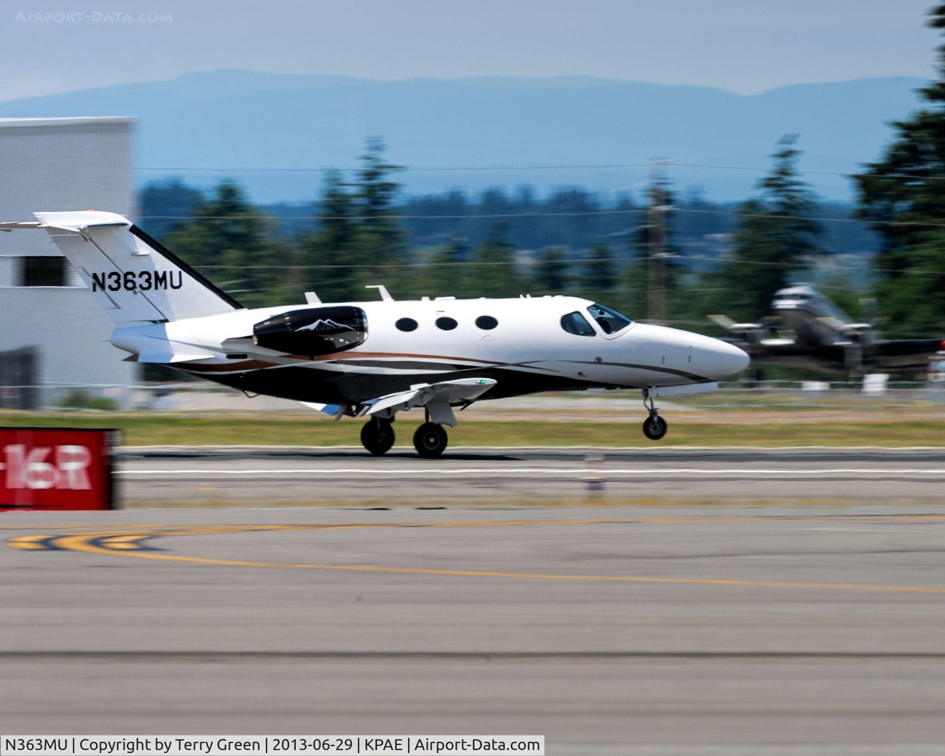N363MU, 2011 Cessna 510 Citation Mustang Citation Mustang C/N 510-0363, Landing 34L @ KPAE