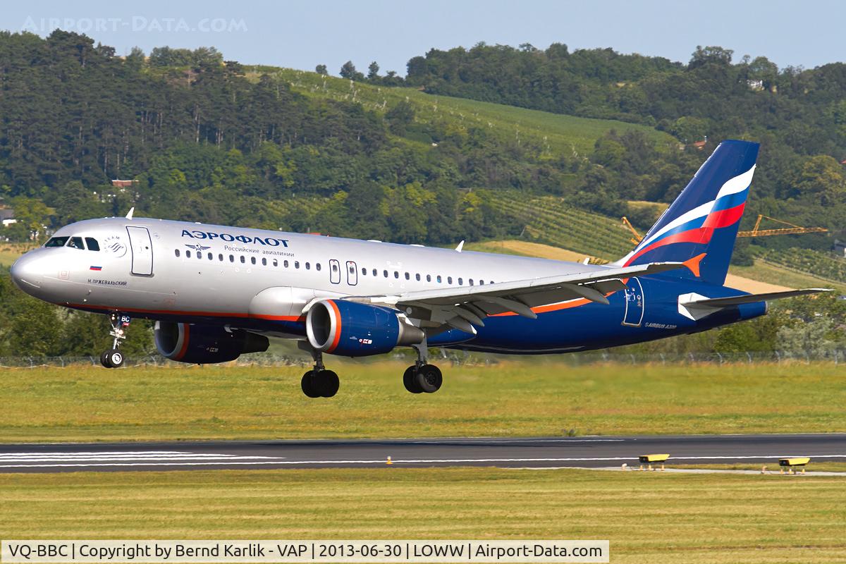 VQ-BBC, 2009 Airbus A320-214 C/N 3835, Rwy 34