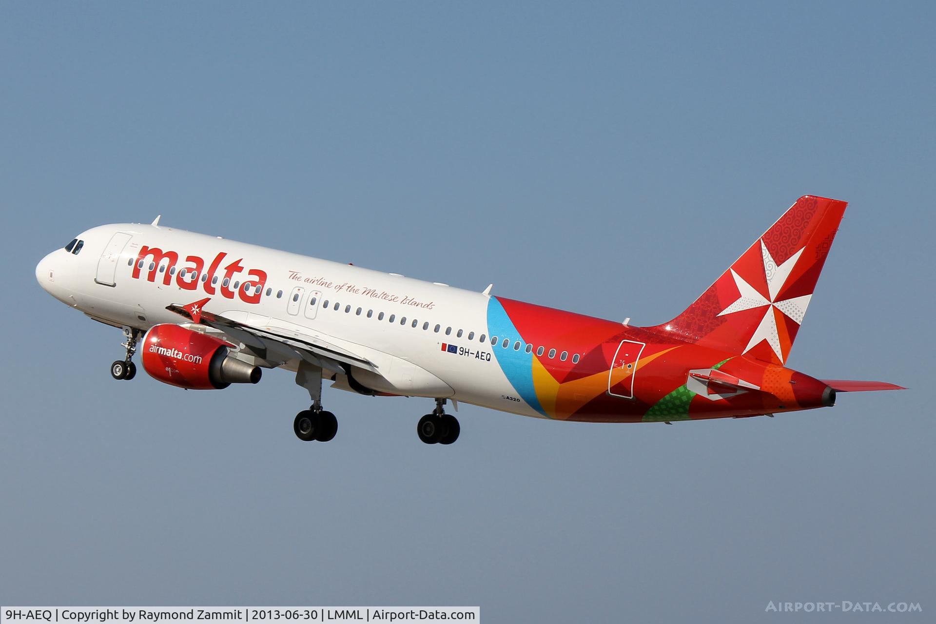 9H-AEQ, 2007 Airbus A320-214 C/N 3068, A320 9H-AEQ Air Malta
