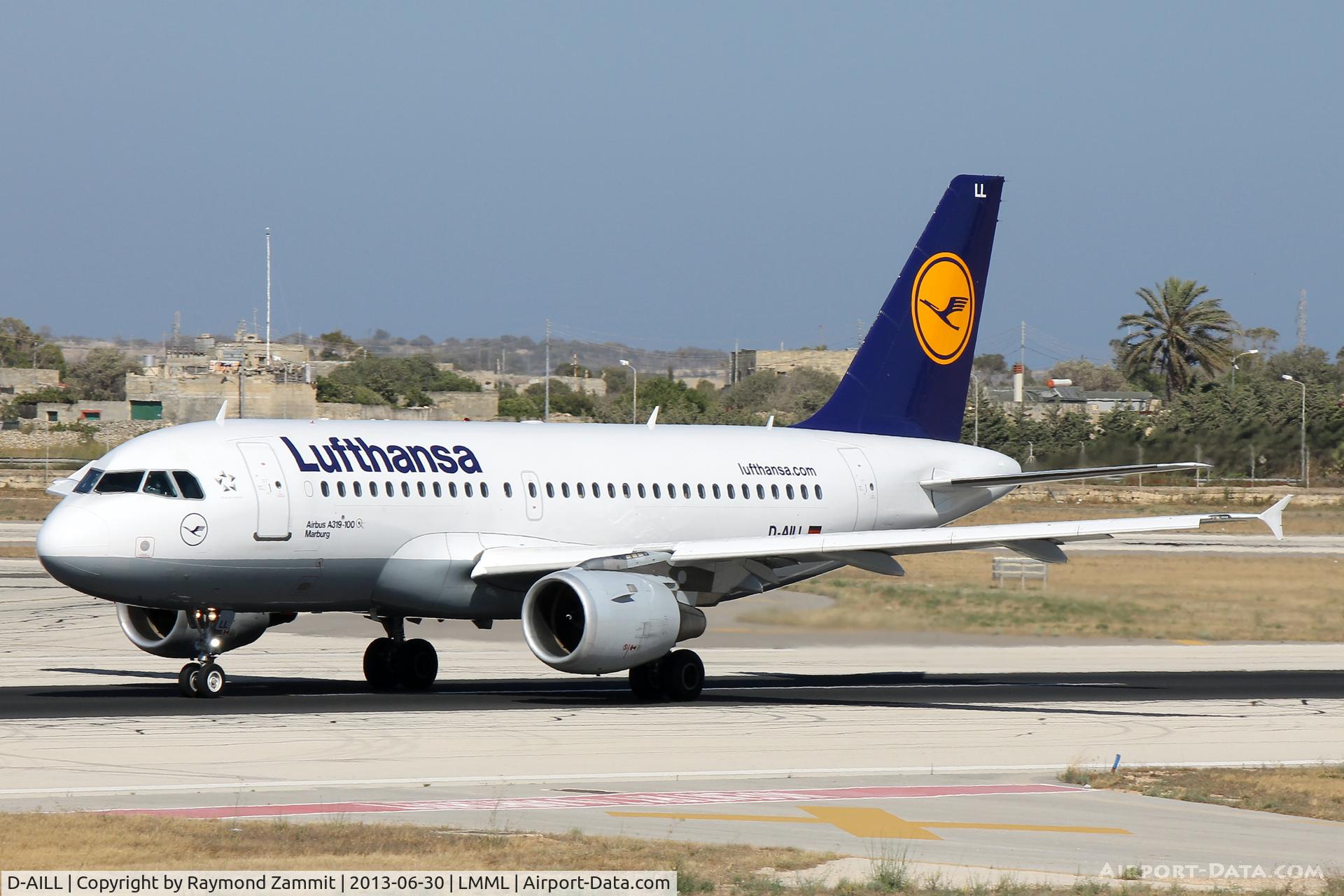 D-AILL, 1997 Airbus A319-114 C/N 689, A319 D-AILL Lufthansa