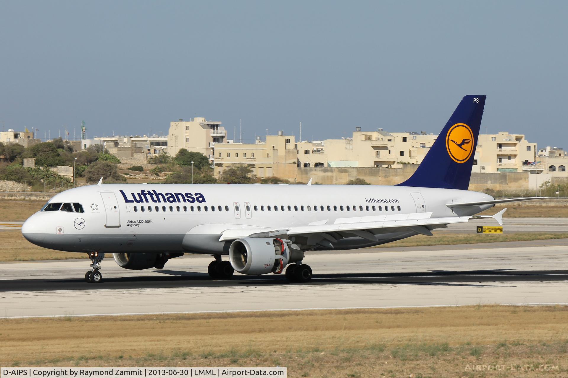 D-AIPS, 1990 Airbus A320-211 C/N 0116, A320 D-AIPS Lufthansa