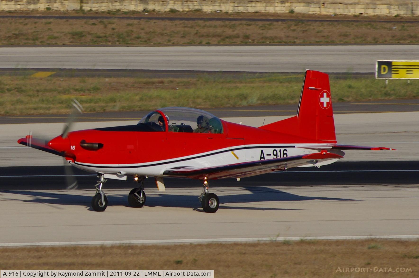 A-916, 1983 Pilatus PC-7 Turbo Trainer C/N 324, PC7 A-916 Swiss Air Force