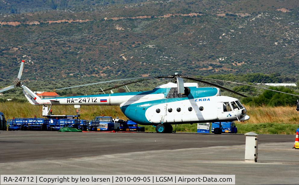 RA-24712, 1984 MIL Mi-8T C/N 9 84 17198, Samos Greece 5.9.10 .Fire Guard
