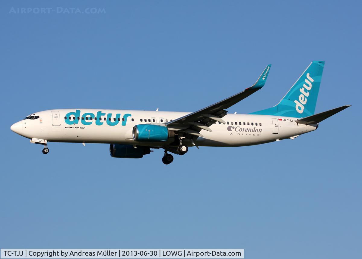 TC-TJJ, 2000 Boeing 737-8S3 C/N 29247, Arrival from Antalya.