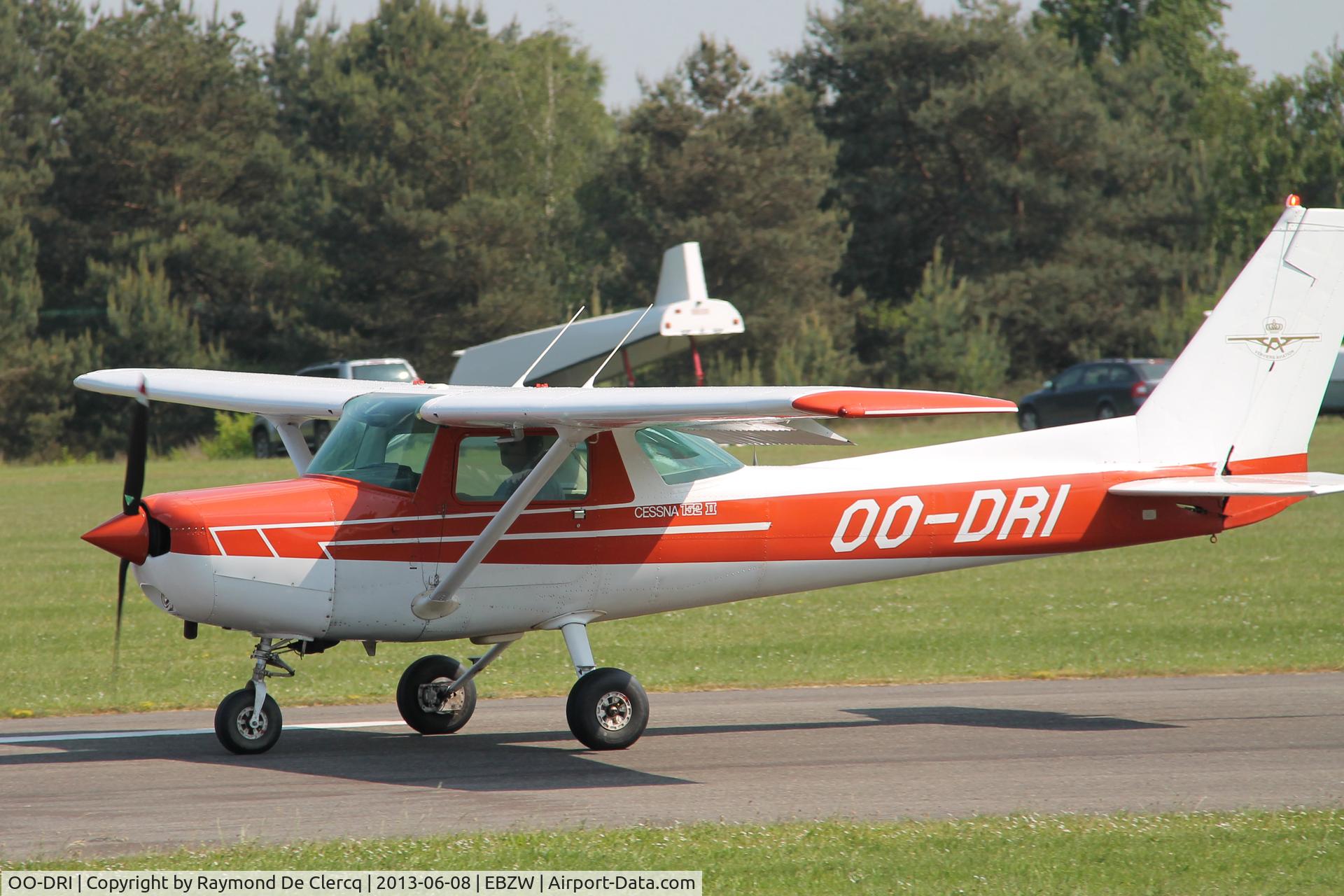 OO-DRI, Cessna 152 C/N 15279850, Genk   8-6-13R
