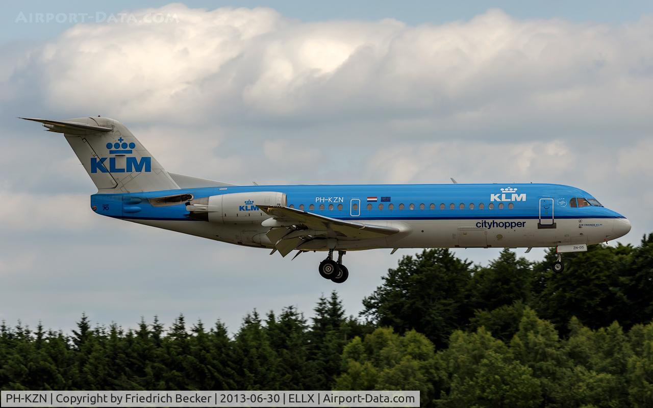 PH-KZN, 1995 Fokker 70 (F-28-0070) C/N 11553, short final RW24