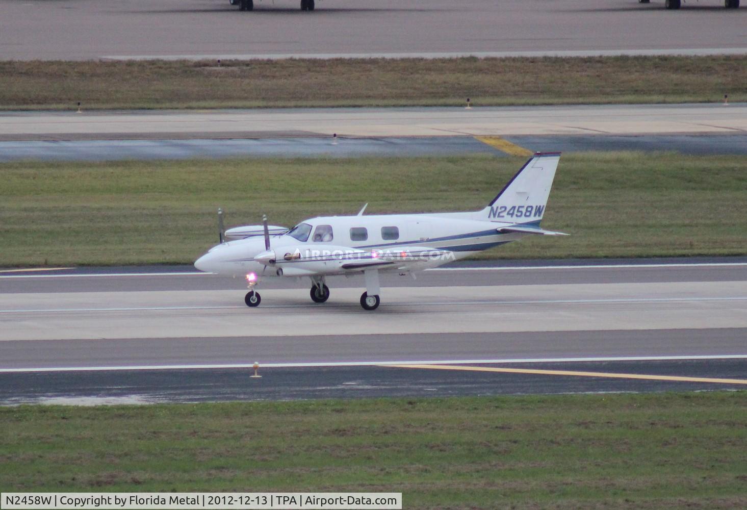 N2458W, 1967 Piper PA-31T1 C/N 31T-8004017, PA-31T