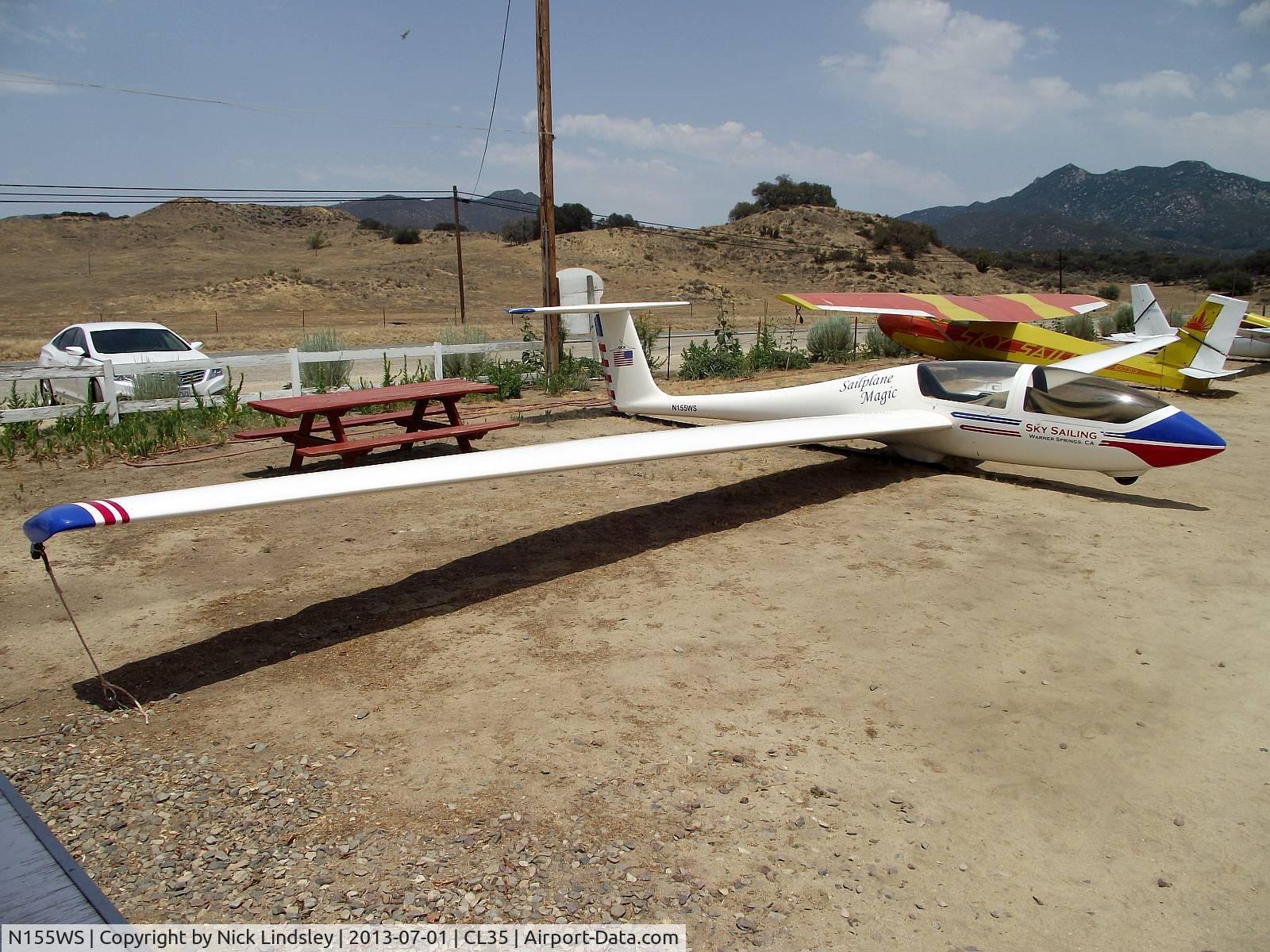 N155WS, Grob G-103A Twin II Acro C/N 3786-K-64, Grob G 103 Warner Springs, California