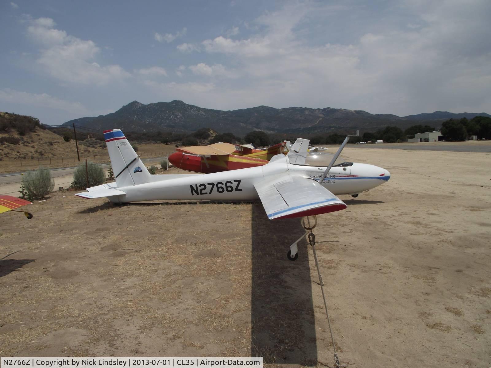 N2766Z, 1964 Schweizer SGS 2-32 C/N 9, Schweizer 2-32 Warner Springs, California