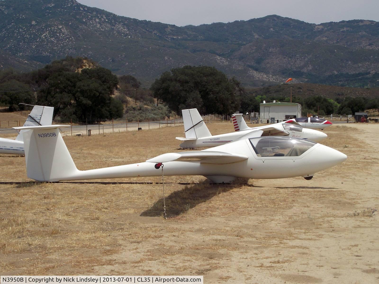 N3950B, 1983 Grob G-102 Club Astir IIIB C/N 5607CB, Grop G102 Warner Springs, California