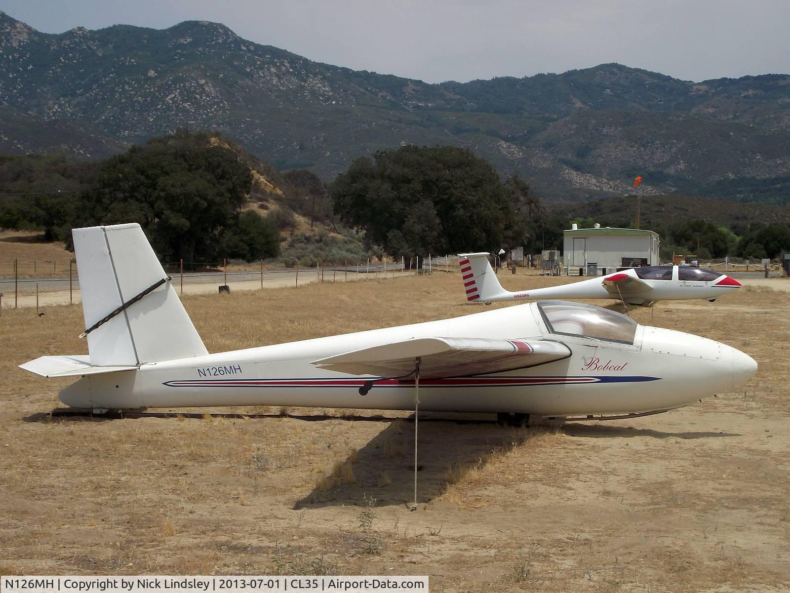 N126MH, 1973 Schweizer SGS 1-26E C/N 576, Schweizer 1-26 Warner Springs, California