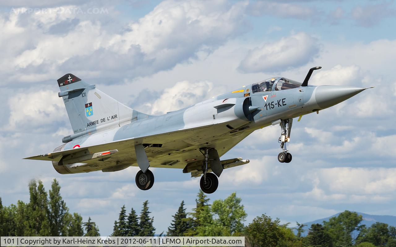 101, Dassault Mirage 2000C C/N 363, Orange Air Base