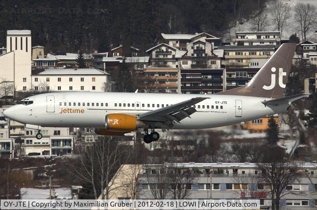 OY-JTE, 1995 Boeing 737-3L9 C/N 27834, 