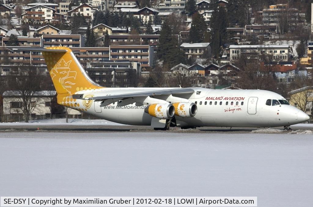SE-DSY, 1995 British Aerospace Avro 146-RJ100 C/N E3263, 