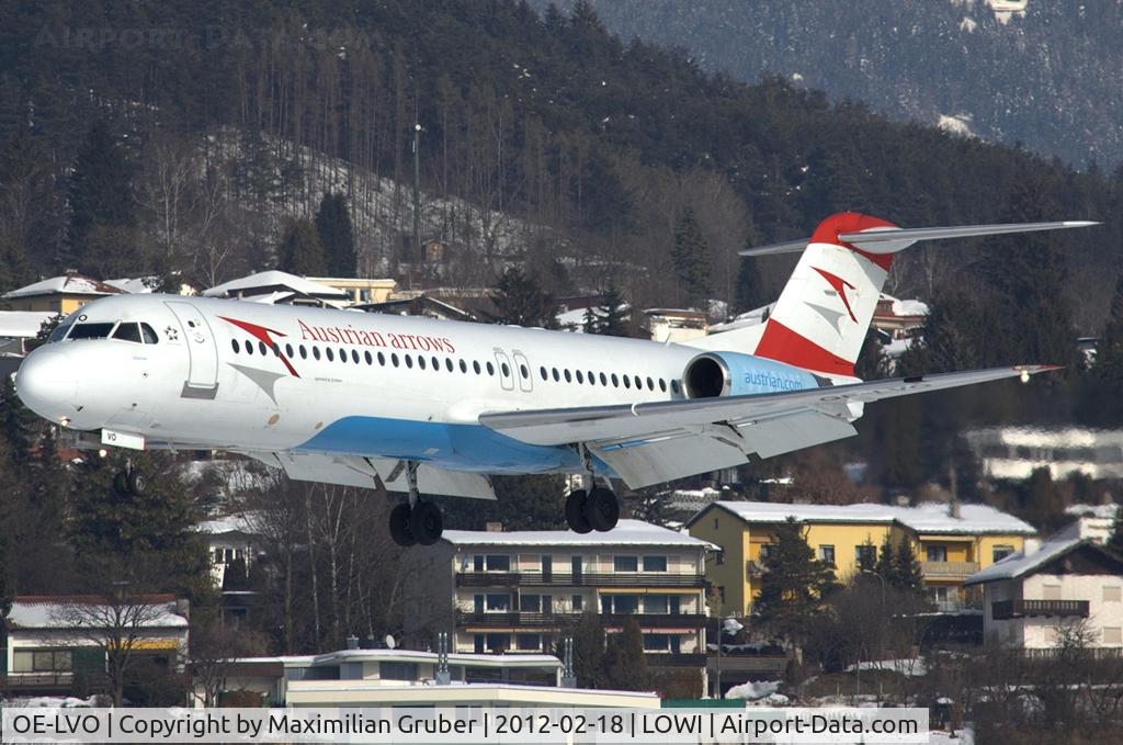 OE-LVO, 1993 Fokker 100 (F-28-0100) C/N 11460, 