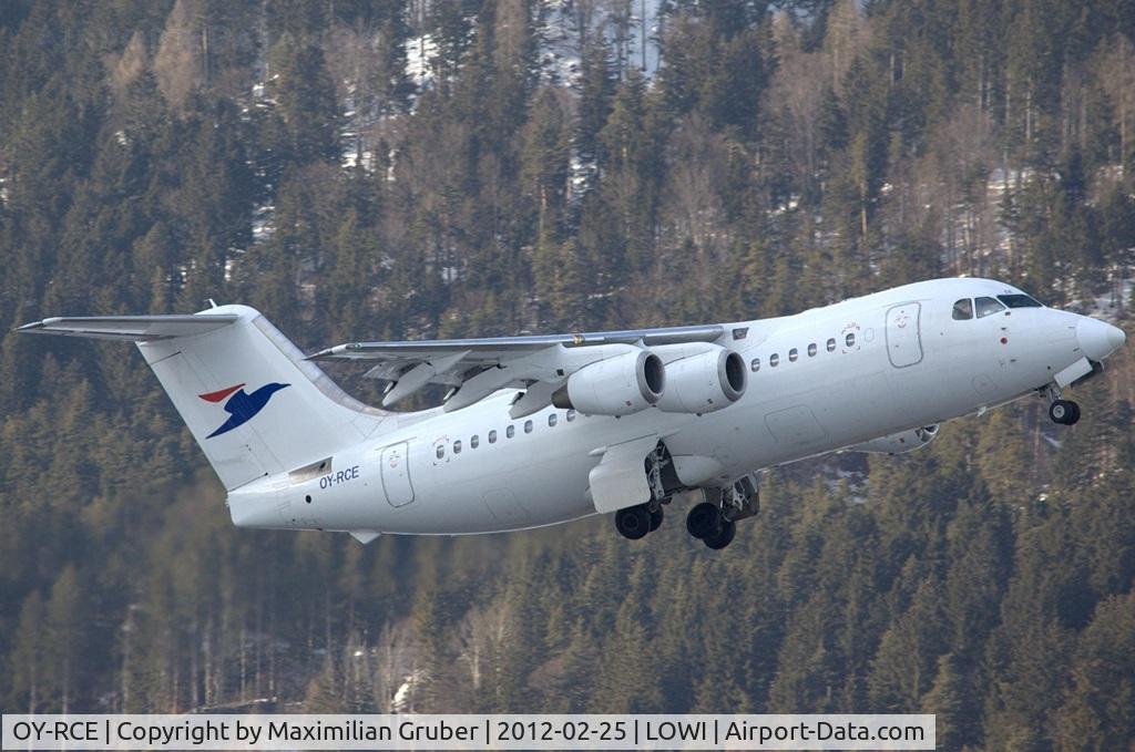 OY-RCE, 1993 British Aerospace Avro 146-RJ85 C/N E.2233, 
