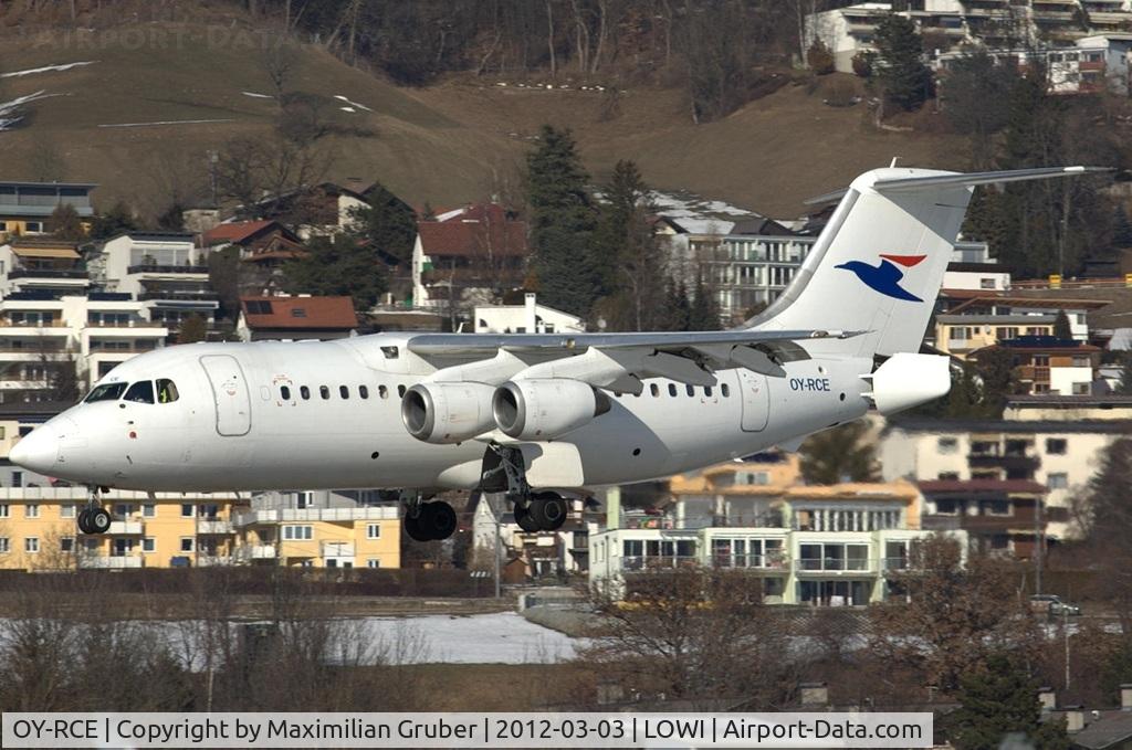 OY-RCE, 1993 British Aerospace Avro 146-RJ85 C/N E.2233, 