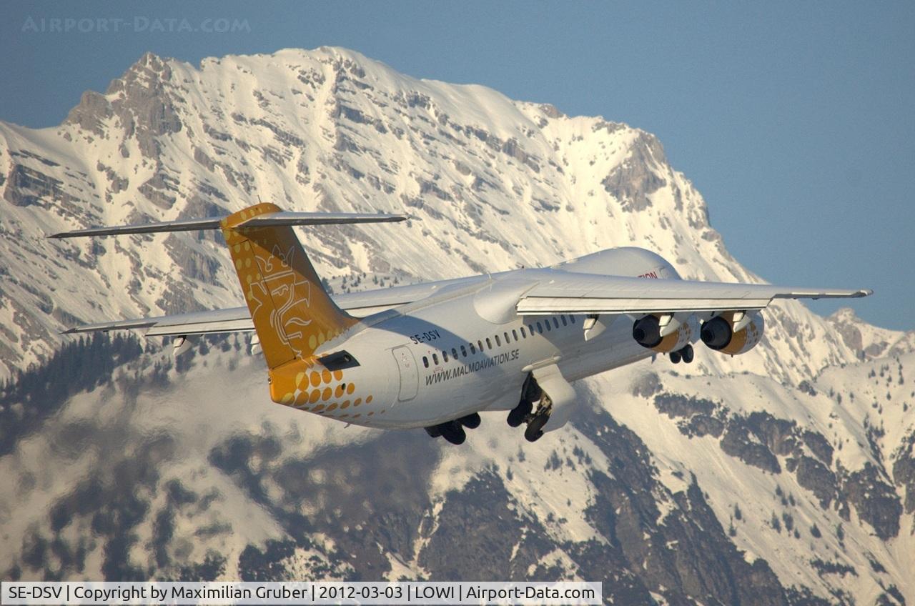 SE-DSV, 1994 British Aerospace Avro 146-RJ100A C/N E3250, 