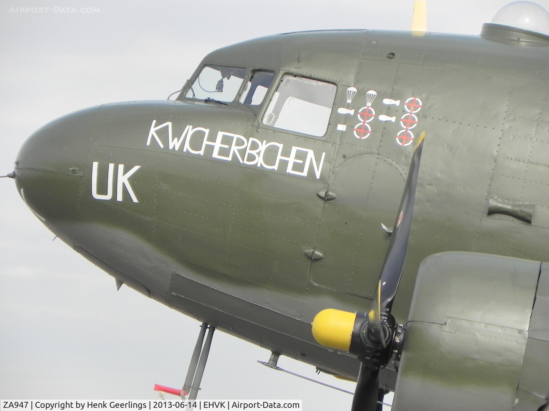 ZA947, 1943 Douglas C-47A-60-DL Dakota III C/N 10200, Airforcedays 14/15 June 2013 Volkel AFB