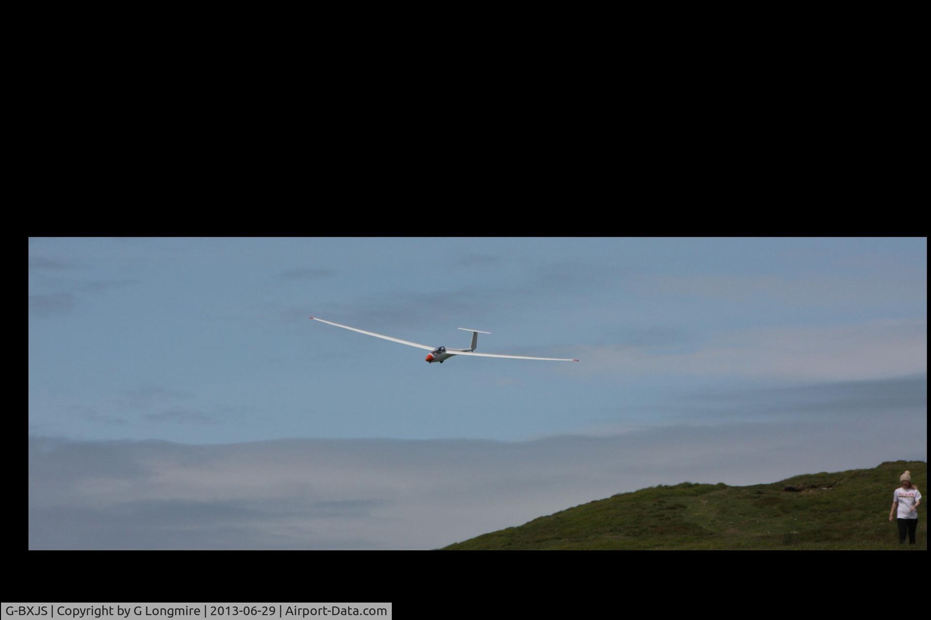 G-BXJS, 1990 Schempp-Hirth Janus CM C/N 35, Taken from Fffynnon y Parc ridge