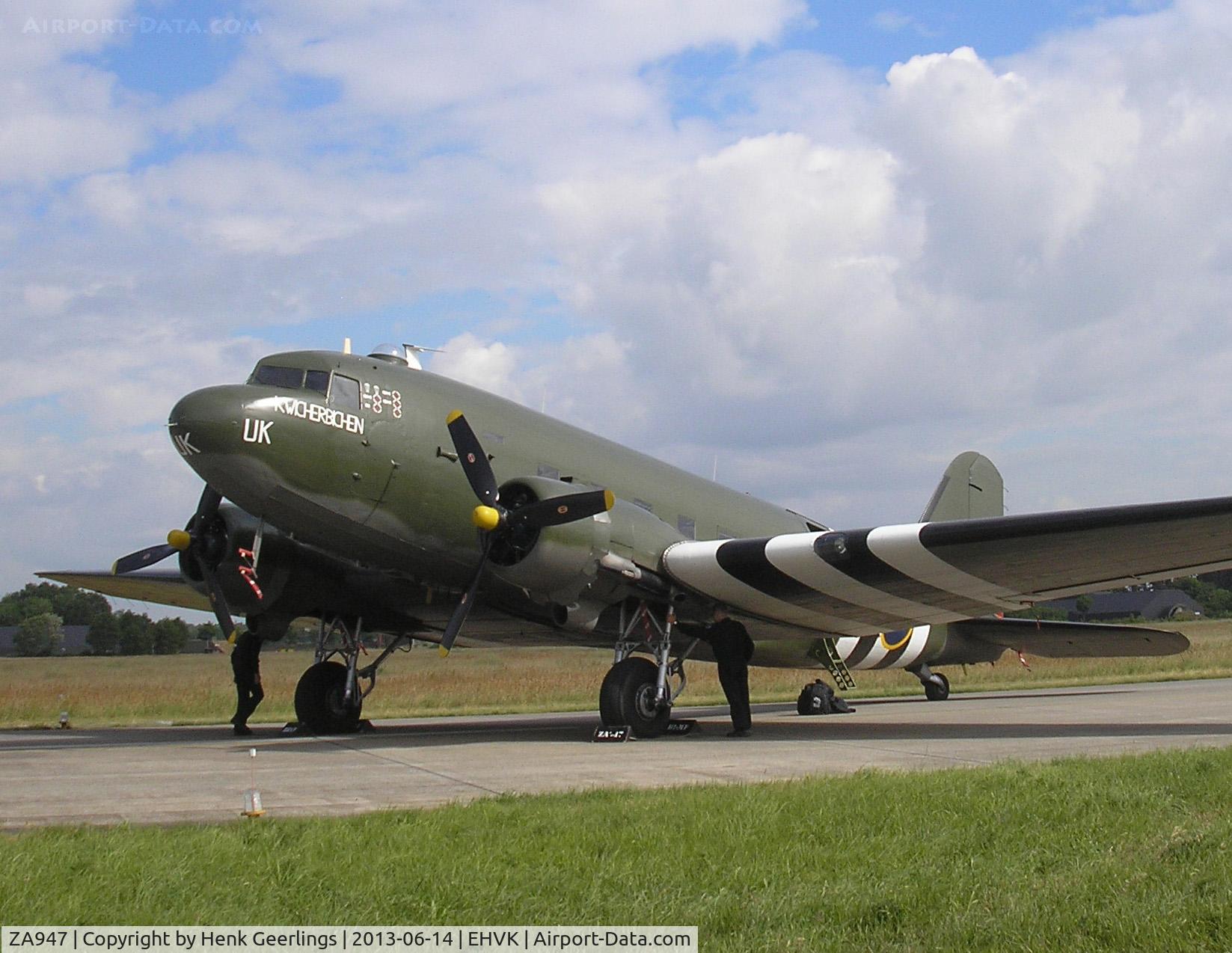 ZA947, 1943 Douglas C-47A-60-DL Dakota III C/N 10200, Airforcedays 14/15 June 2013 Volkel AFB