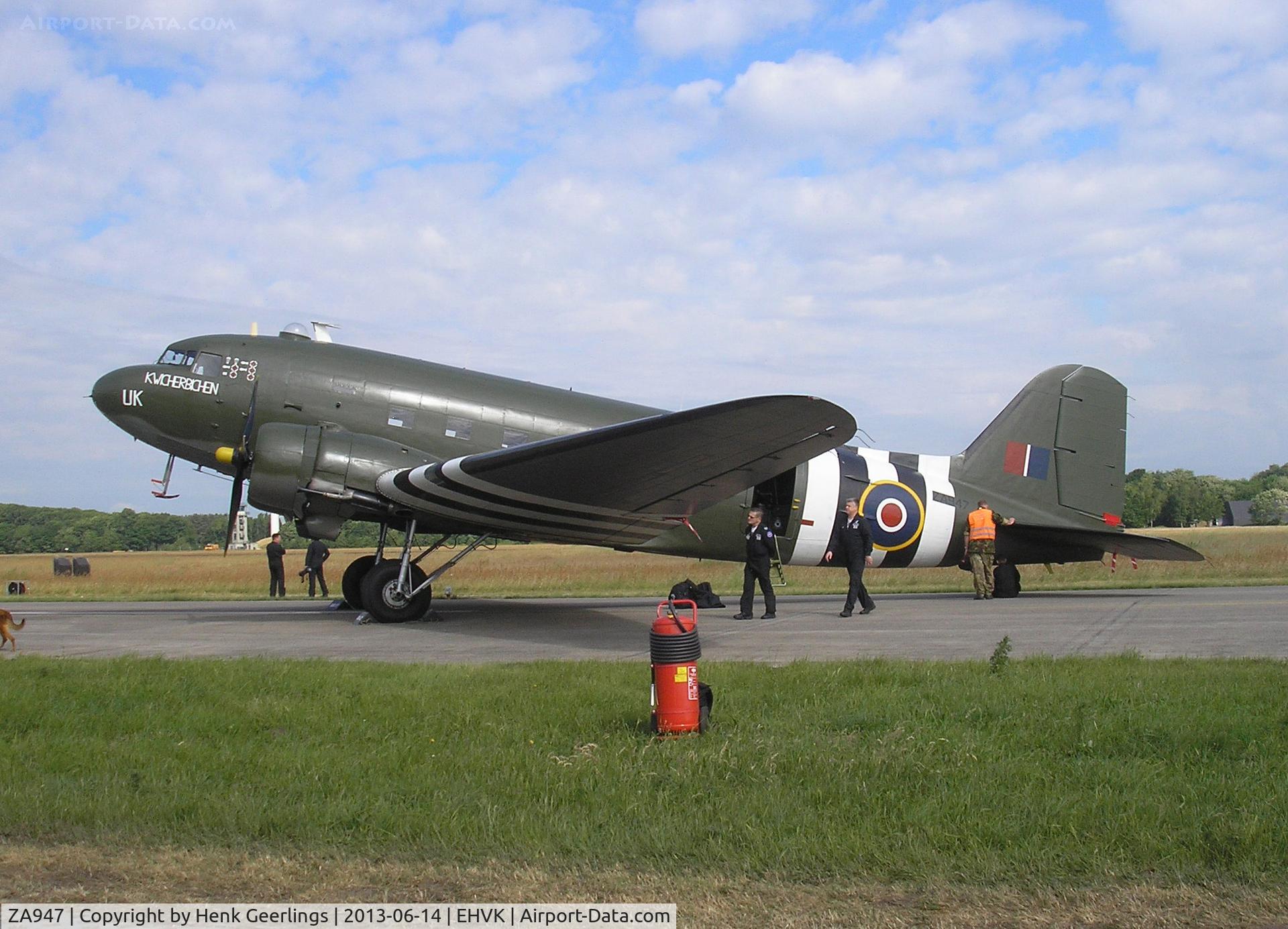 ZA947, 1943 Douglas C-47A-60-DL Dakota III C/N 10200, Airforcedays 14/15 June 2013 Volkel AFB