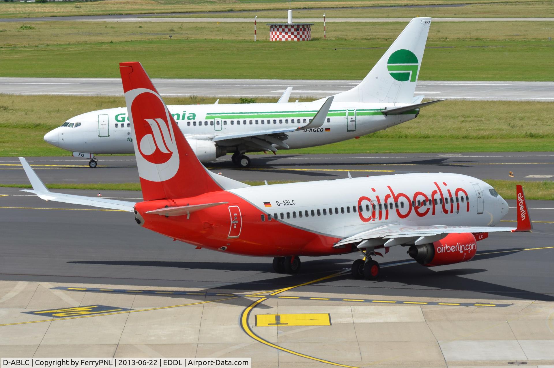 D-ABLC, 2008 Boeing 737-76J C/N 36116, Air Berlin B737