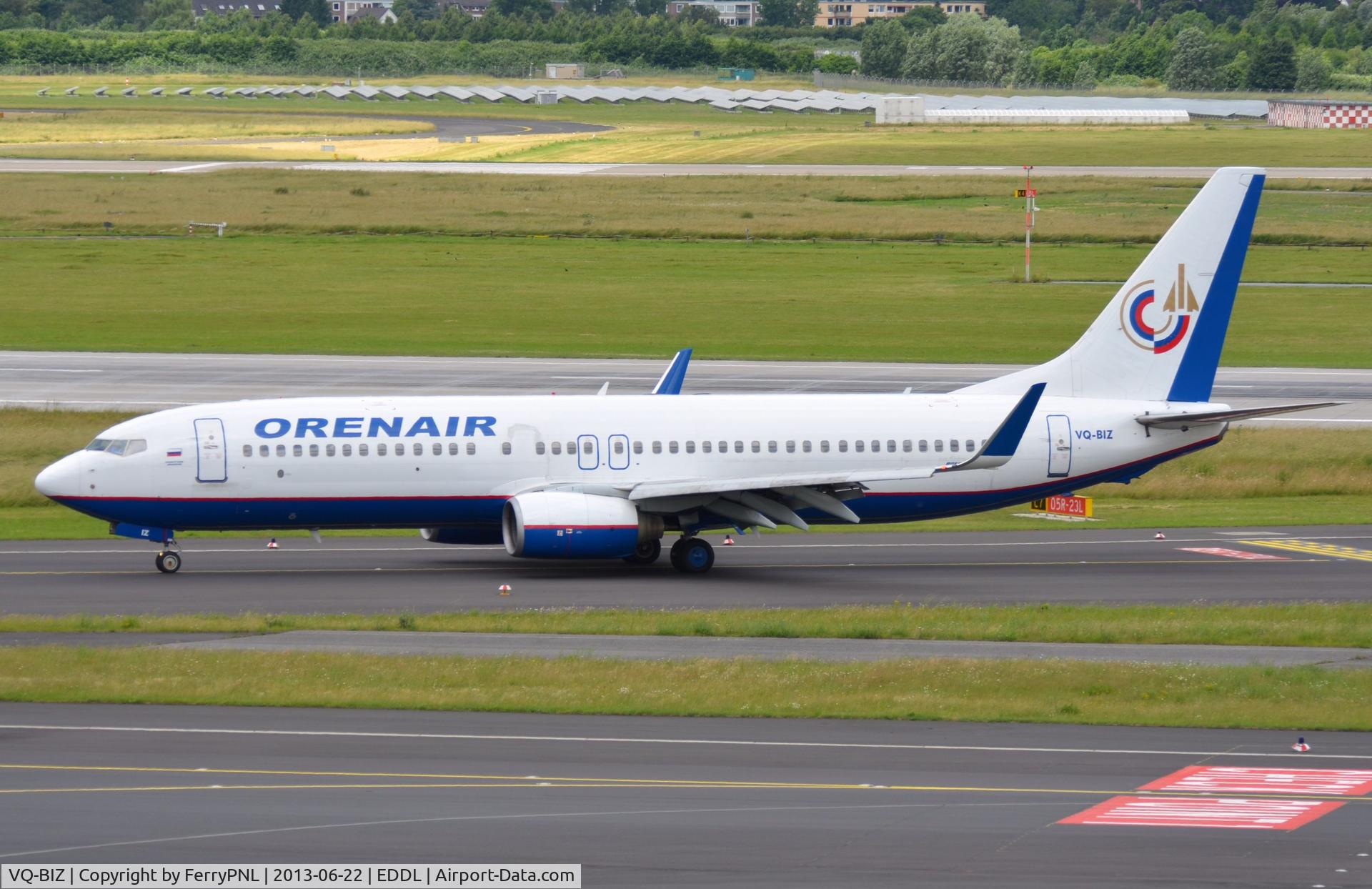VQ-BIZ, 2001 Boeing 737-86N C/N 28645, Orenair B738 arrived in DUS