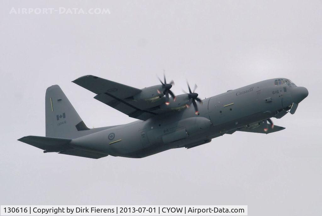 130616, 2012 Lockheed Martin CC-130J-30 Hercules C/N 382-5689, Leaving rwy 7 for Canada Day parachute drop over the Canadain Parliament bldgs.