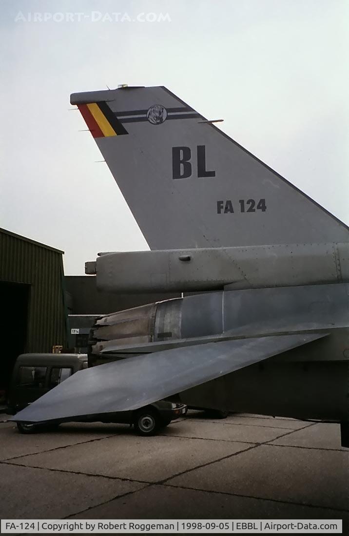 FA-124, SABCA F-16AM Fighting Falcon C/N 6H-124, Tailcode BL.31 Squadron.Tigers.