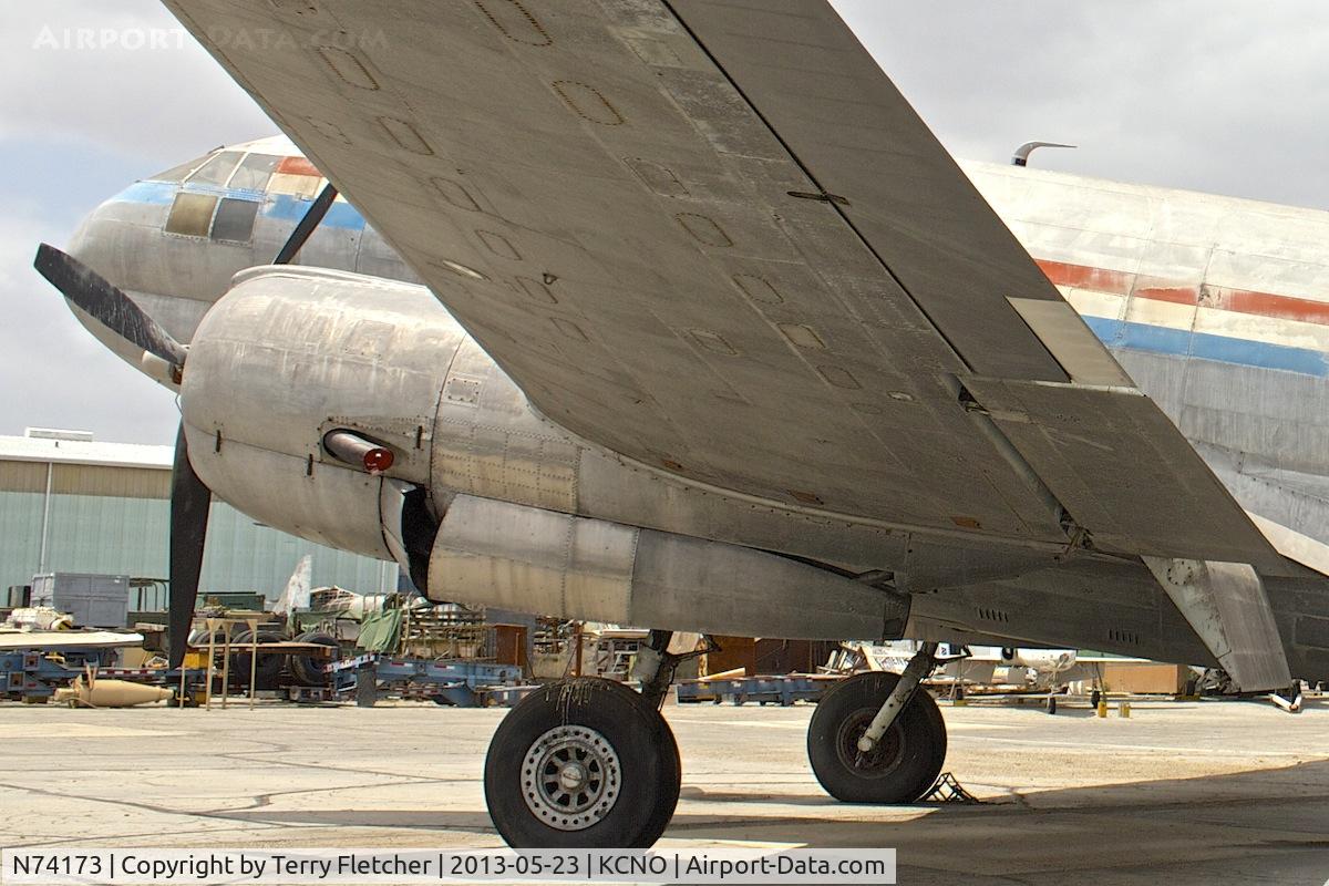 N74173, 1959 Curtiss C-46A Commando C/N 289, At Yanks Air Museum , Chino , California