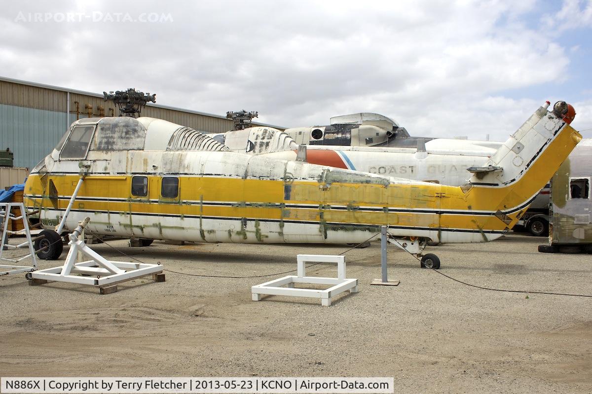 N886X, 1956 Sikorsky S-58B C/N 58403, At Yanks Air Museum , Chino , California