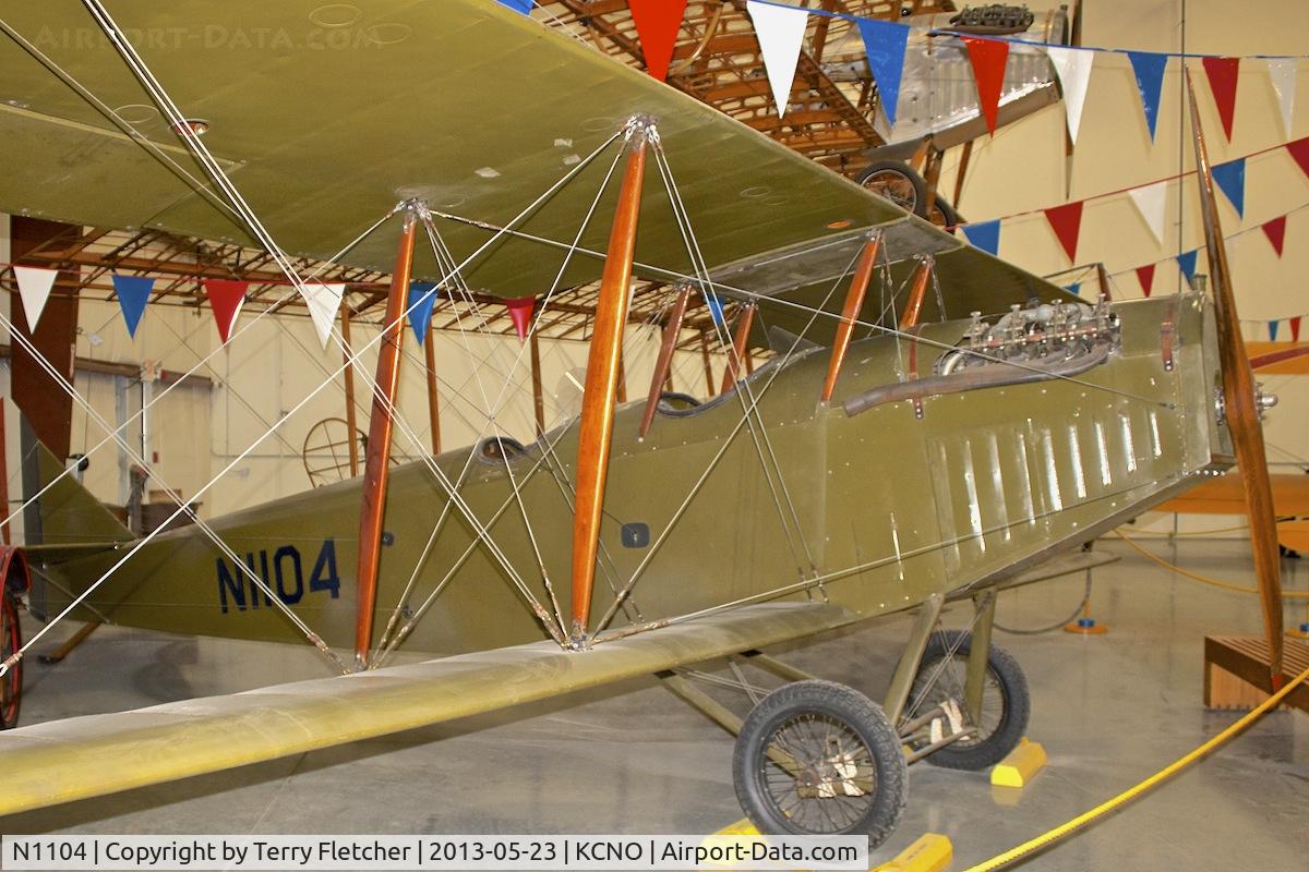N1104, 1962 Curtiss JNS Jenny C/N A-6, At Yanks Air Museum , Chino , California