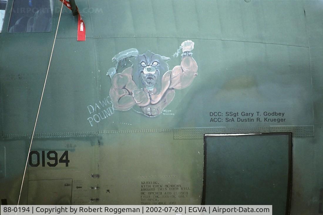 88-0194, 1988 Lockheed MC-130H Combat Talon II C/N 382-5133, DAWG POUND.