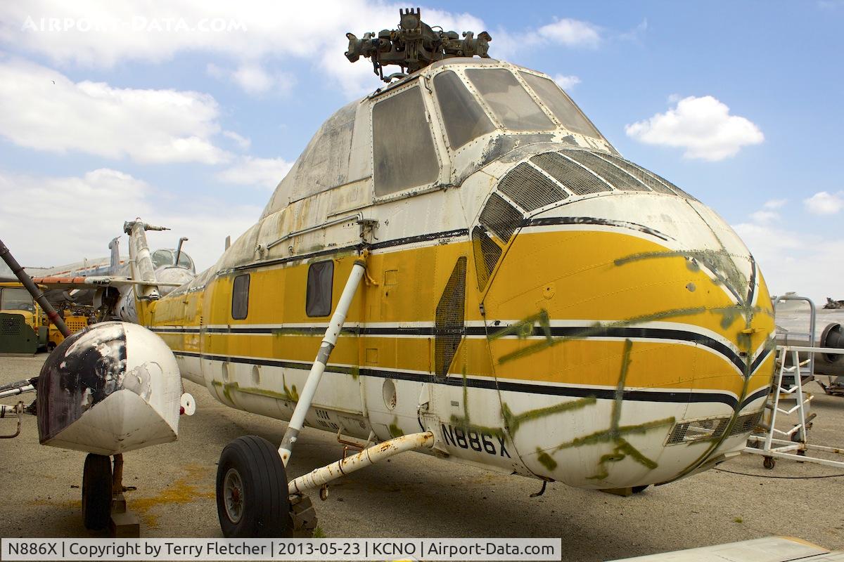 N886X, 1956 Sikorsky S-58B C/N 58403, At Yanks Air Museum , Chino , California