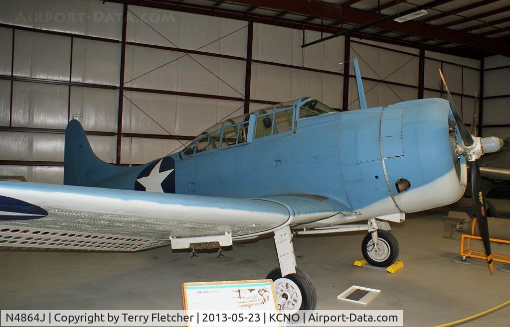 N4864J, Douglas SBD-4 Dauntless C/N 10518, At Yanks Air Museum , Chino , California