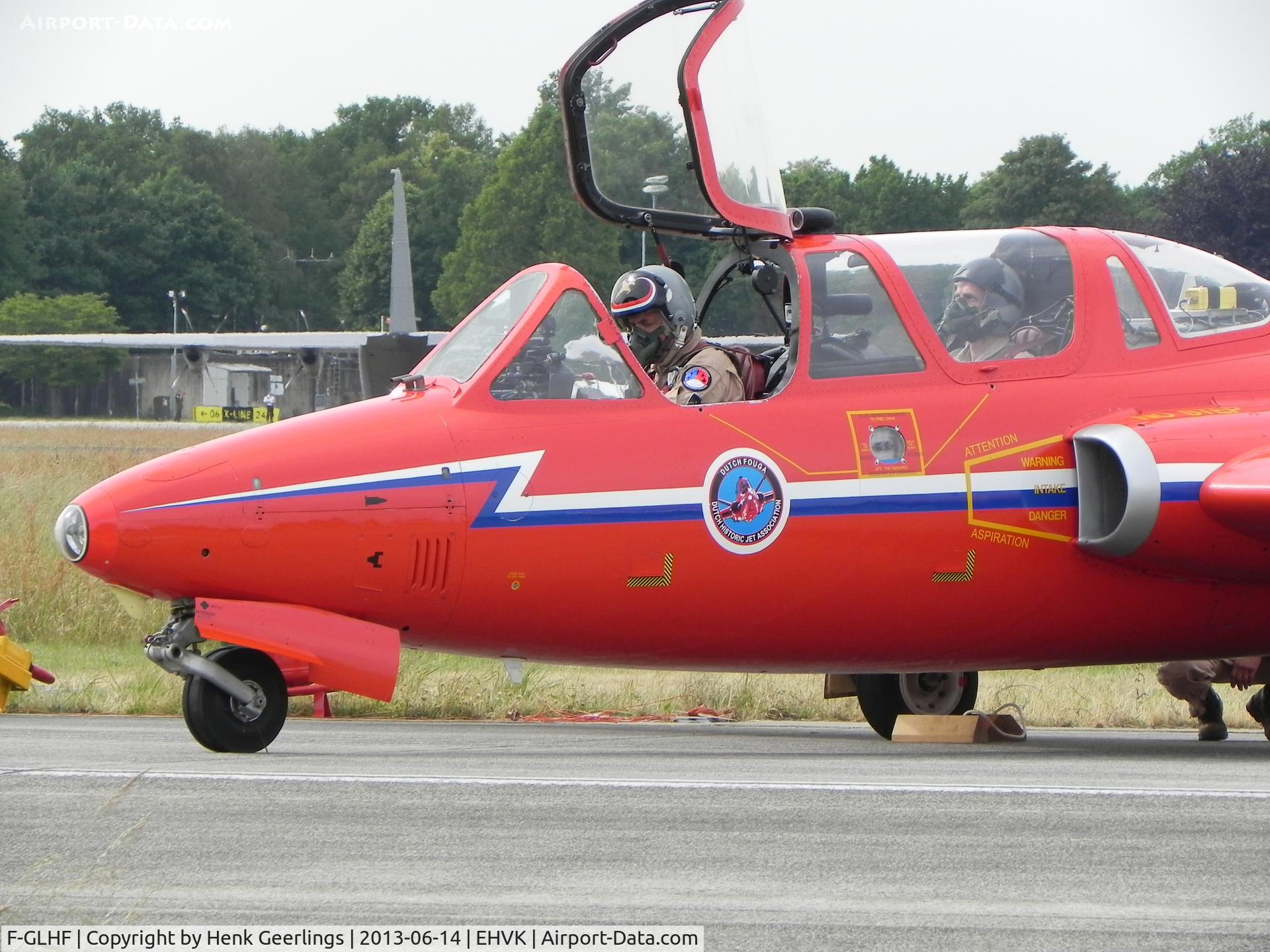 F-GLHF, Fouga CM-170 Magister C/N 406, Airforcedays 14/15 June 2013 Volkel AFB