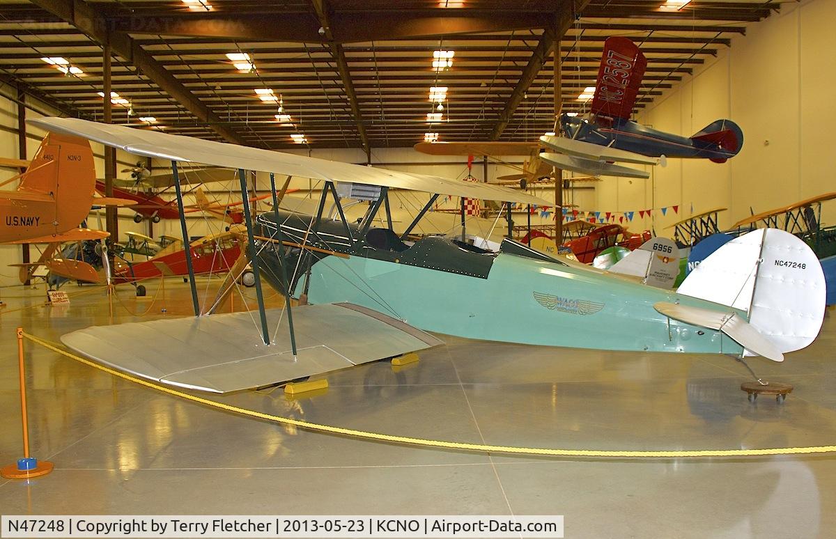 N47248, 1928 Waco GXE C/N 1315, At Yanks Air Museum , Chino , California
